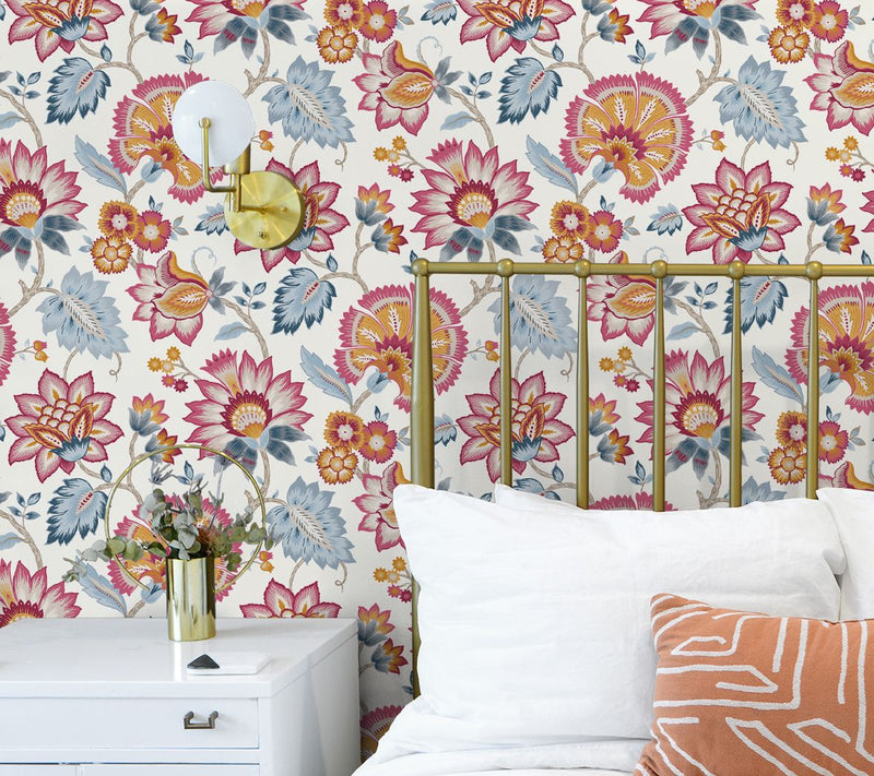 Next Wall Jacobean Blossom Floral Peel and Stick Wallpaper — View 12