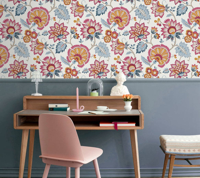 Next Wall Jacobean Blossom Floral Peel and Stick Wallpaper — View 11