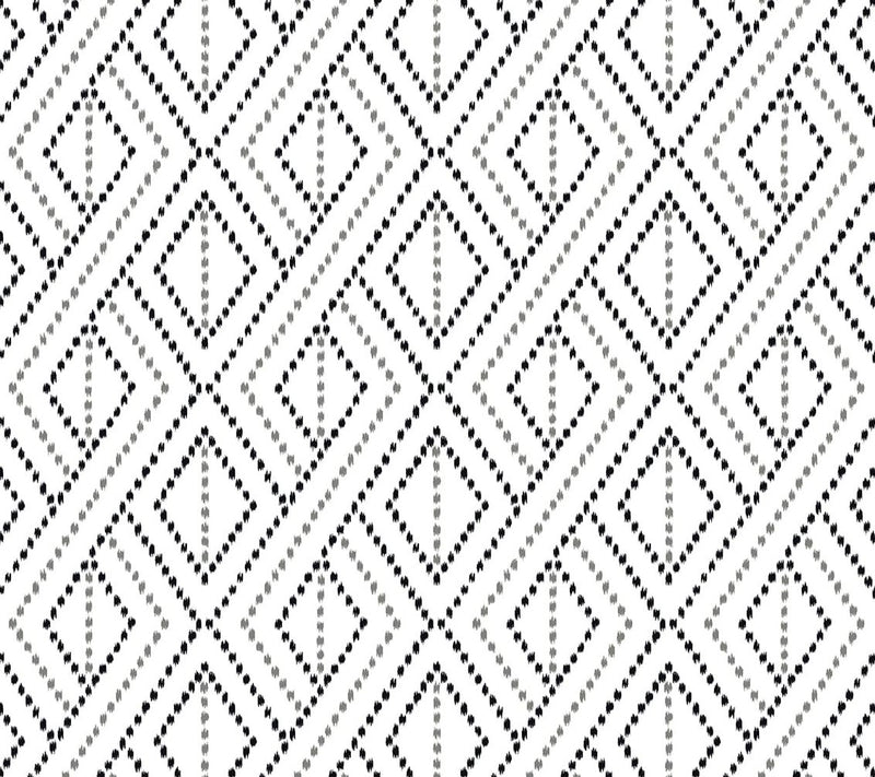 Lillian August Boho Grid Peel and Stick Wallpaper — View 5