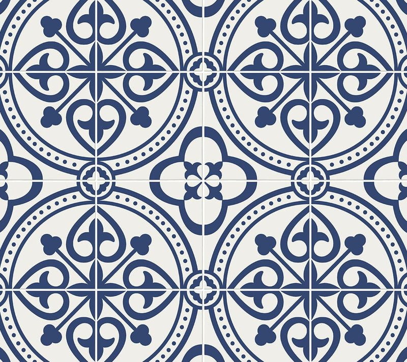 Lillian August Villa Mar Faux Tile Peel and Stick Wallpaper — View 7