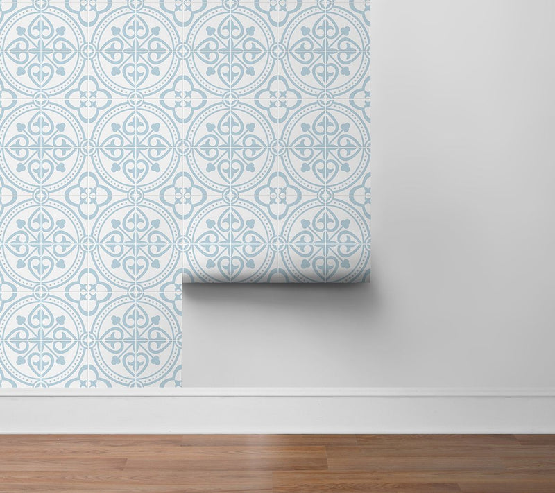 Lillian August Villa Mar Faux Tile Peel and Stick Wallpaper — View 10