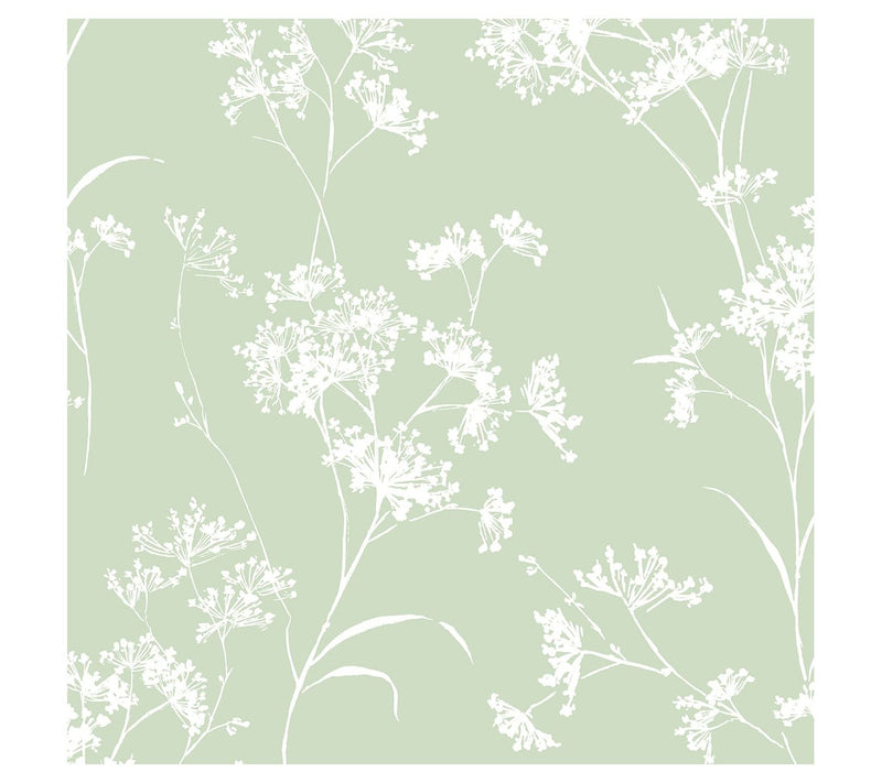 Lillian August Floral Mist Peel and Stick Wallpaper — View 3