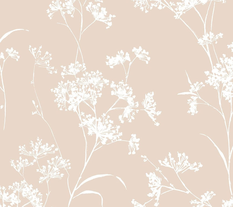 Lillian August Floral Mist Peel and Stick Wallpaper — View 9