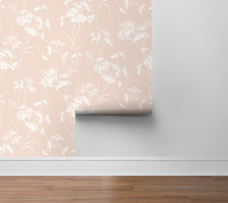 Lillian August Floral Mist Peel and Stick Wallpaper — View 12