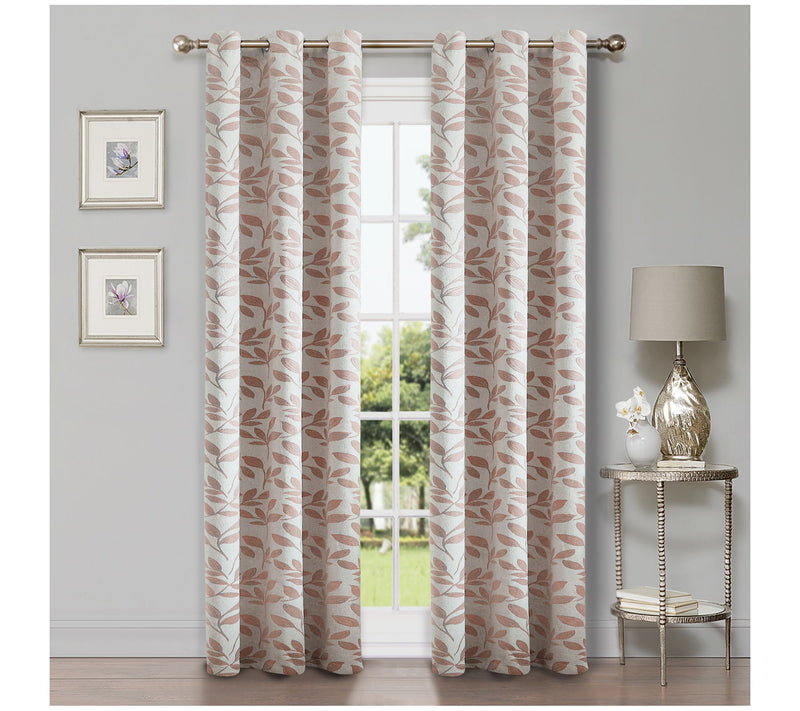 Superior Bohemian Leaves Blackout 2-Piece Curtain Set, 42x84 — View 7