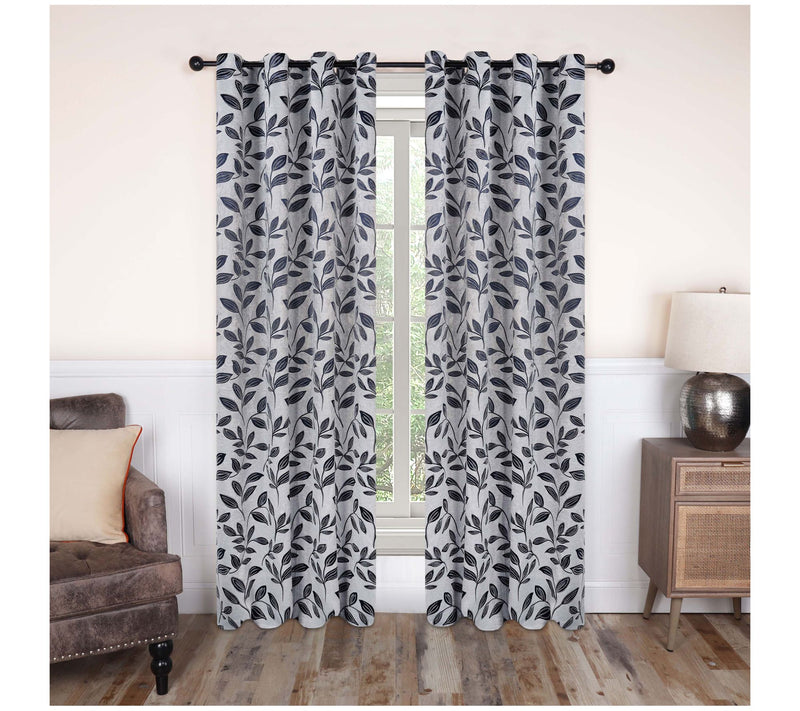 Superior Bohemian Leaves Blackout 2-Piece Curtain Set, 42x84 — View 25