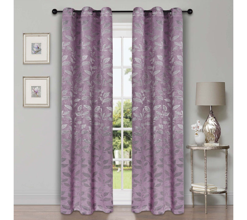 Superior Bohemian Leaves Blackout 2-Piece Curtain Set, 42x84 — View 35