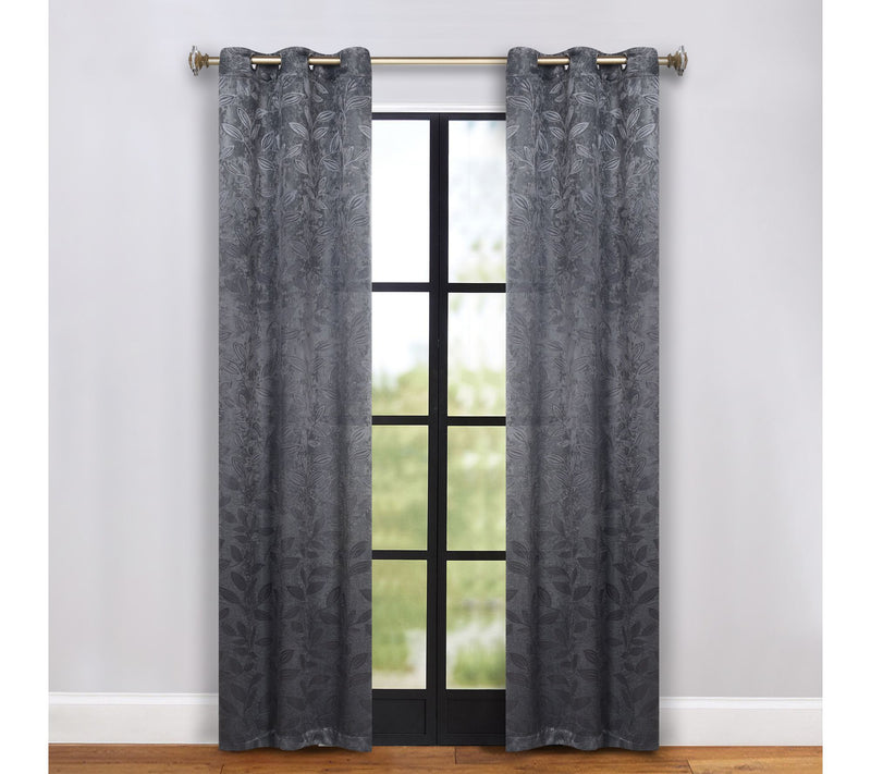 Superior Bohemian Leaves Blackout 2-Piece Curtain Set, 42x84 — View 17