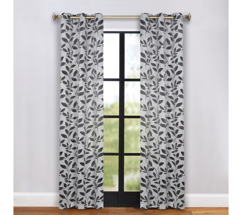 Superior Bohemian Leaves Blackout 2-Piece Curtain Set, 42x84 — View 31