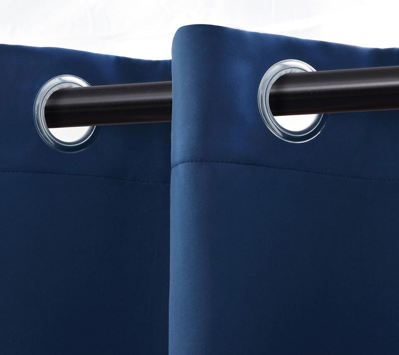 Superior Modern Solid Blackout 2-Piece Curtain Set, 42x63 — View 44