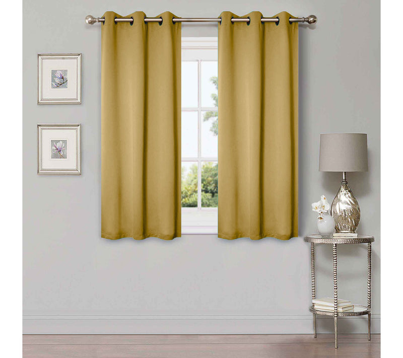 Superior Modern Solid Blackout 2-Piece Curtain Set, 42x63 — View 37
