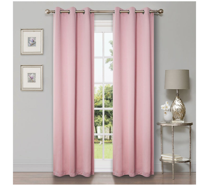 Superior Modern Solid Blackout 2-Piece Curtain Set, 42x63 — View 55