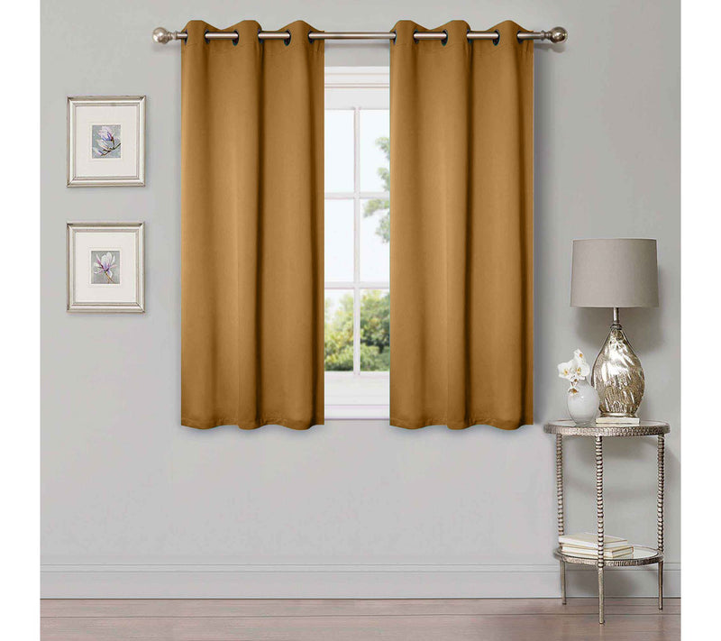 Superior Modern Solid Blackout 2-Piece Curtain Set, 42x63 — View 20