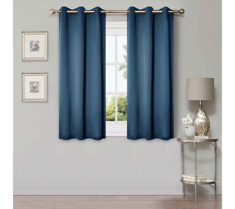 Superior Modern Solid Blackout 2-Piece Curtain Set, 42x63 — View 31