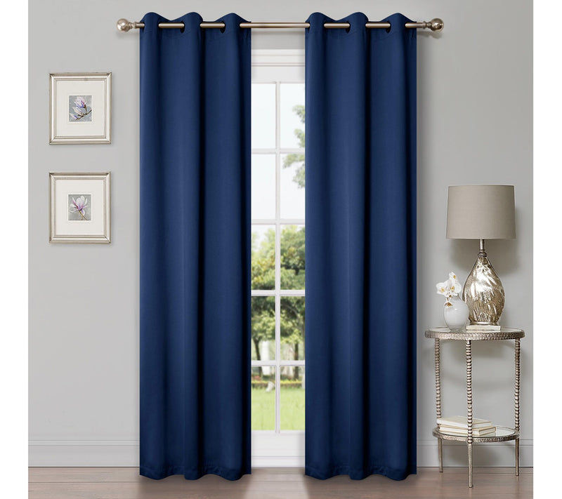 Superior Modern Solid Blackout 2-Piece Curtain Set, 42x63 — View 21