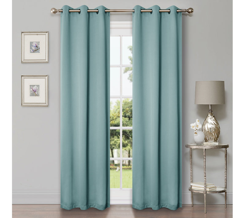 Superior Modern Solid Blackout 2-Piece Curtain Set, 42x84 — View 16