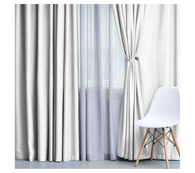 Superior Modern Solid Blackout 2-Piece Curtain Set, 42x84 — Main view