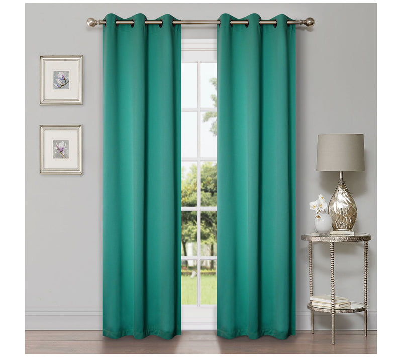 Superior Modern Solid Blackout 2-Piece Curtain Set, 42x84 — View 56