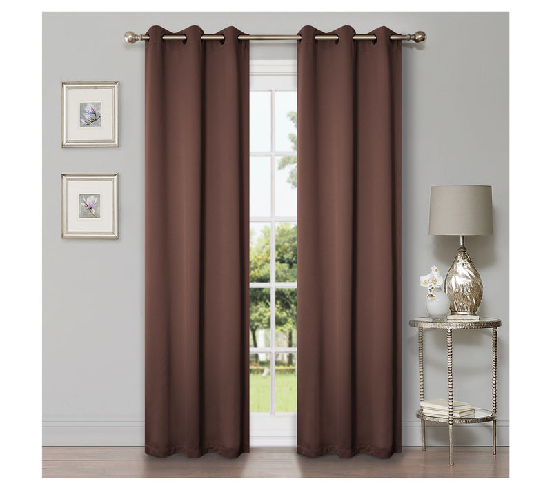 Superior Modern Solid Blackout 2-Piece Curtain Set, 42x84 — View 17