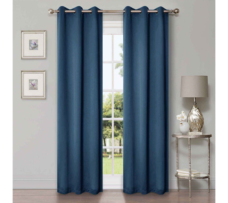 Superior Modern Solid Blackout 2-Piece Curtain Set, 42x84 — View 27