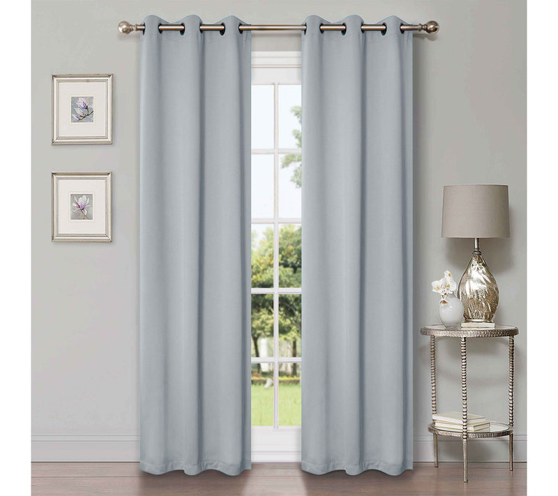 Superior Modern Solid Blackout 2-Piece Curtain Set, 42x84 — View 41