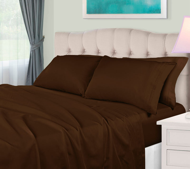 Superior 650TC Egyptian Cotton Deep Pocket Sheets Set, King — View 13