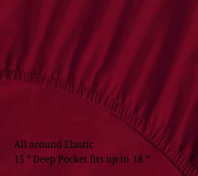 Superior 300 TC Egyptian Cotton Deep Pocket She ets Set, Queen — View 48