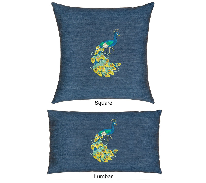 Linum Home Textiles Penelope Denim Pillow Cover — View 5