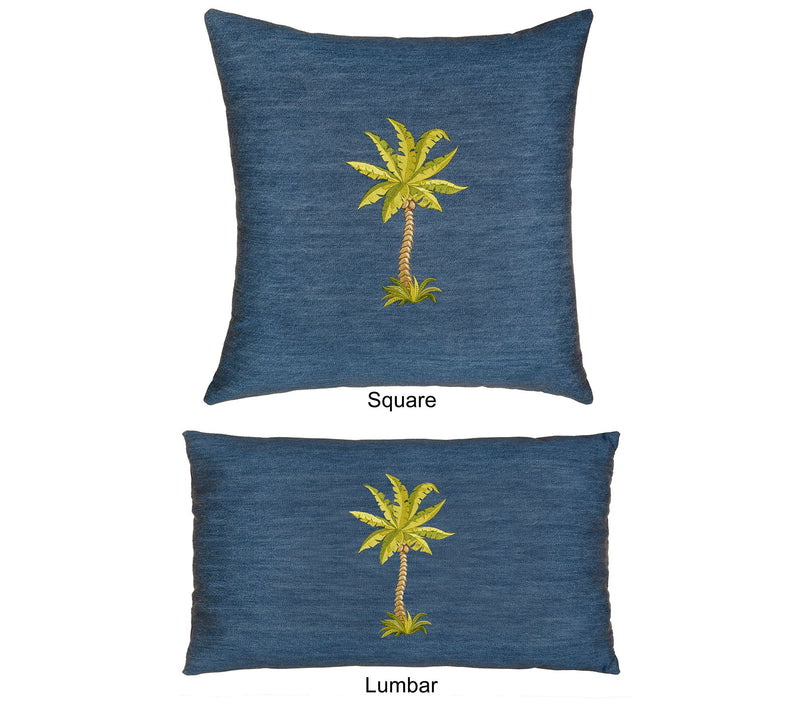 Linum Home Textiles Colton Denim Pillow Cover — View 5