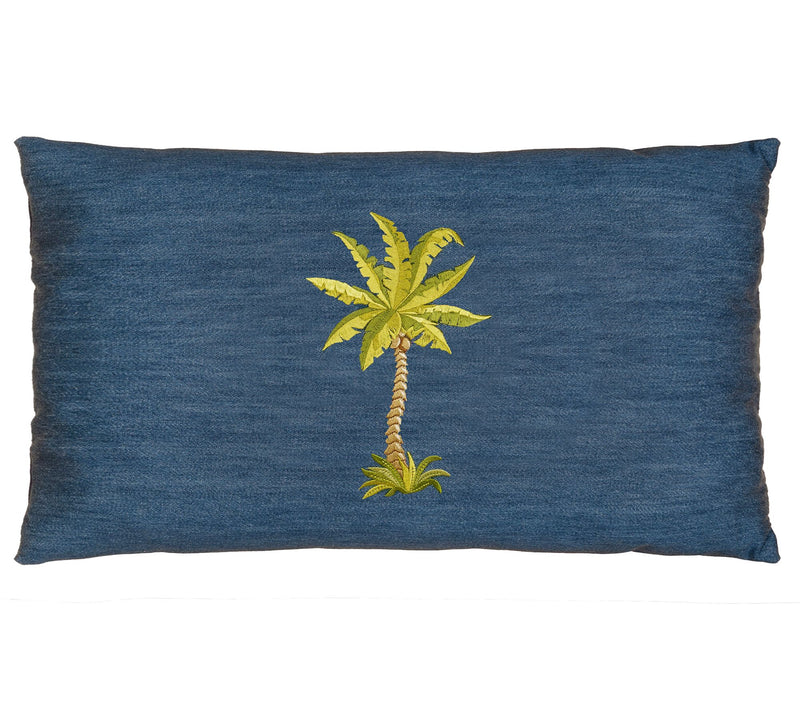 Linum Home Textiles Colton Denim Pillow Cover — Main view