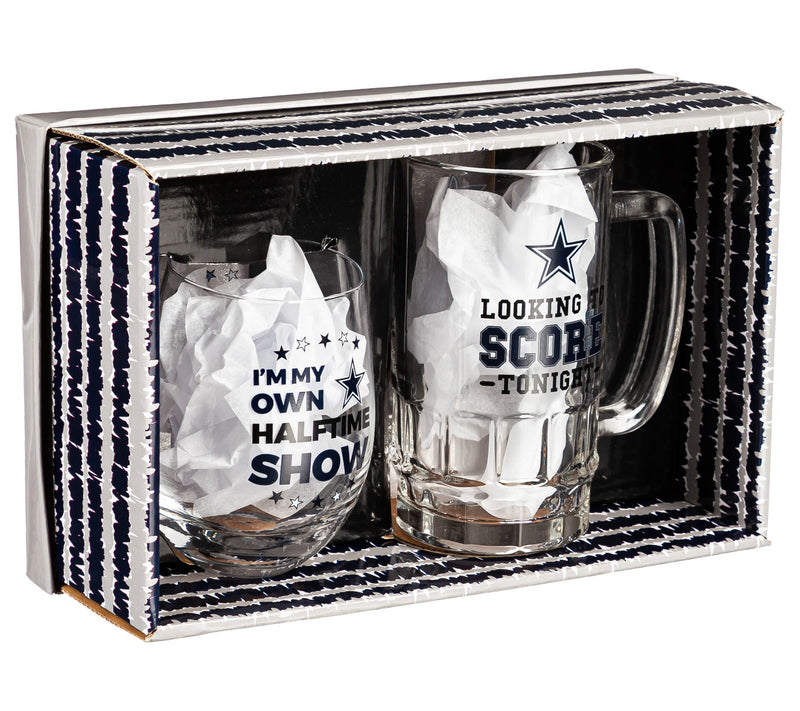 NFL Stemless Wine & Beer Gift Set — View 6