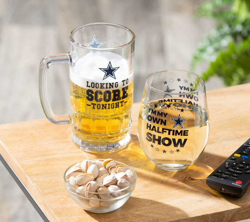NFL Stemless Wine & Beer Gift Set — View 7