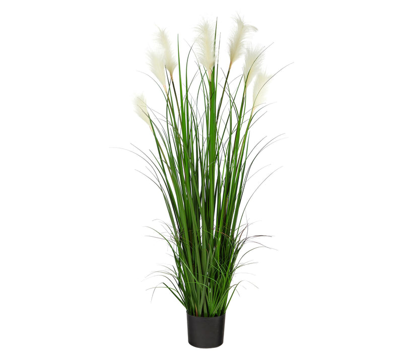 Nearly Natural 4.5' Plum Grass Artificial Plant Green — Main view