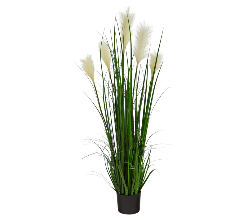Nearly Natural 4' Plum Grass Artificial Plant — Main view
