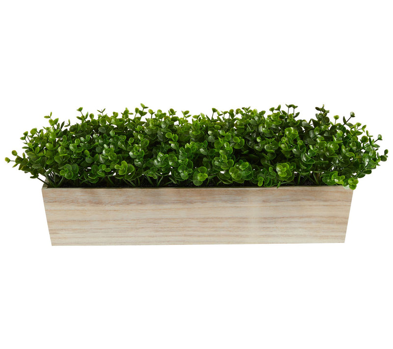 Nearly Natural 19" Eucalyptus Plant in Decorative Planter — View 3