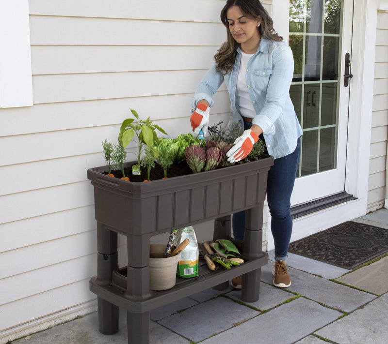 Simplay3 Raised Patio Garden with Storage — View 6