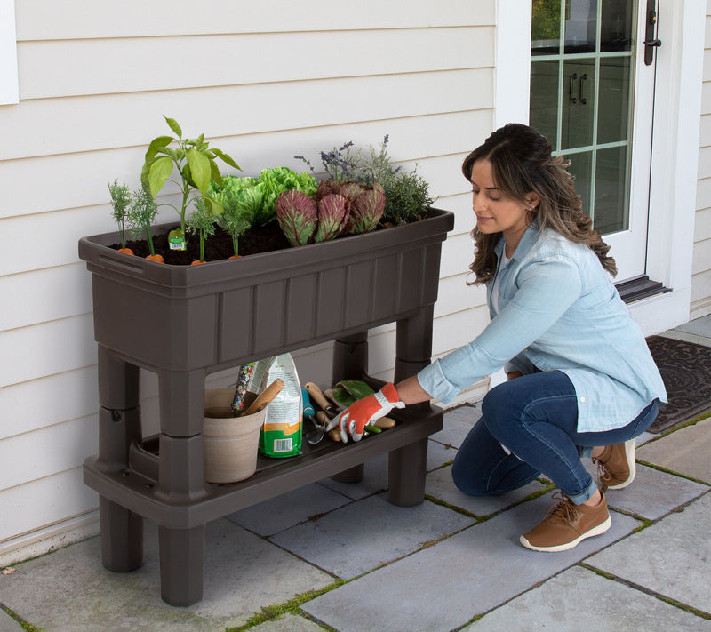 Simplay3 Raised Patio Garden with Storage — View 5