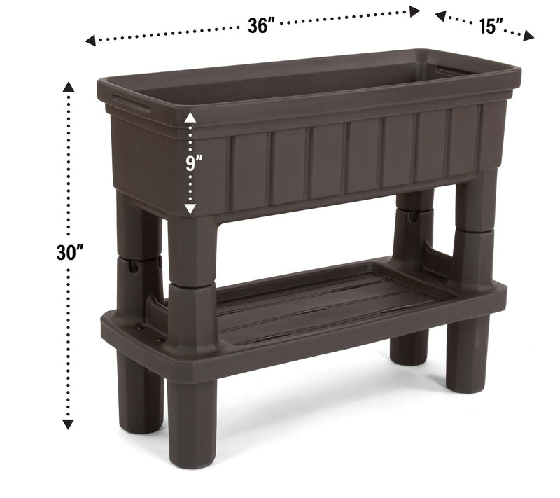 Simplay3 Raised Patio Garden with Storage — View 7