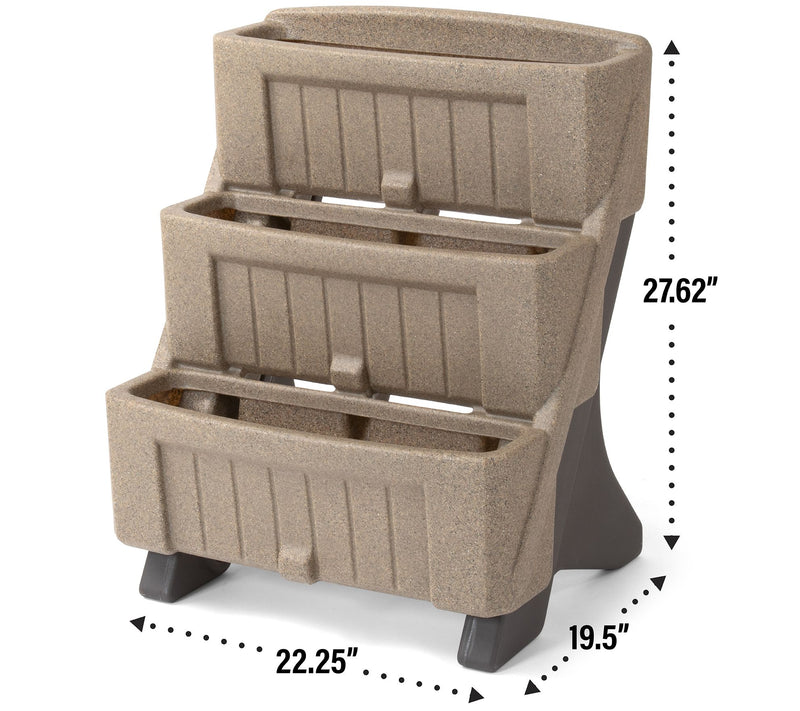 Simplay3 3-Level Herb & Flower Garden Planter — View 7
