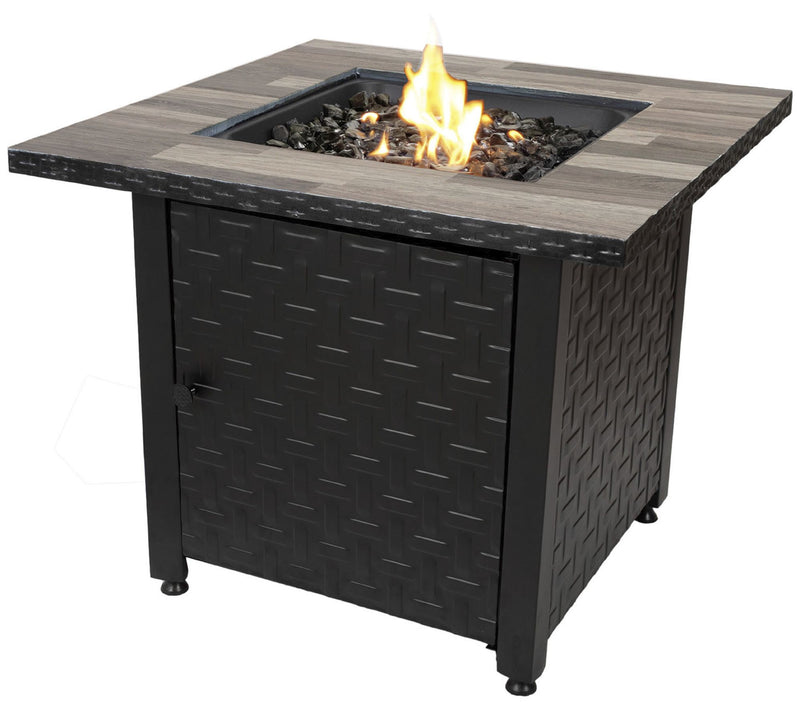 Endless Summer 30" Square Lancaster LP OutdoorGas Fire Pit — View 4