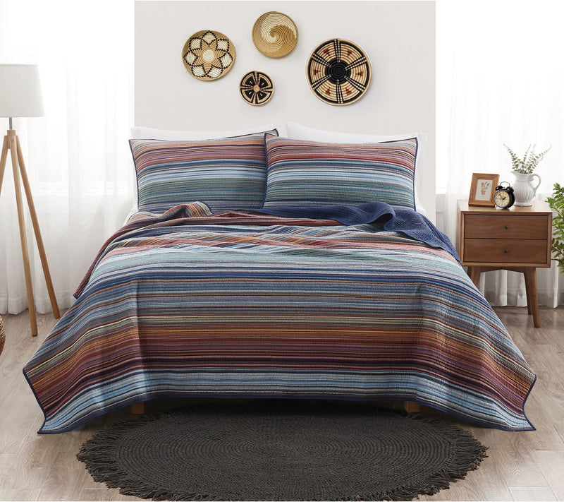 Brooklyn Loom Yarn-Dyed Twin/TXL Quilt Set — View 7