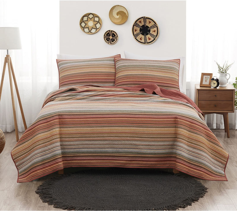 Brooklyn Loom Yarn-Dyed Twin/TXL Quilt Set — View 9