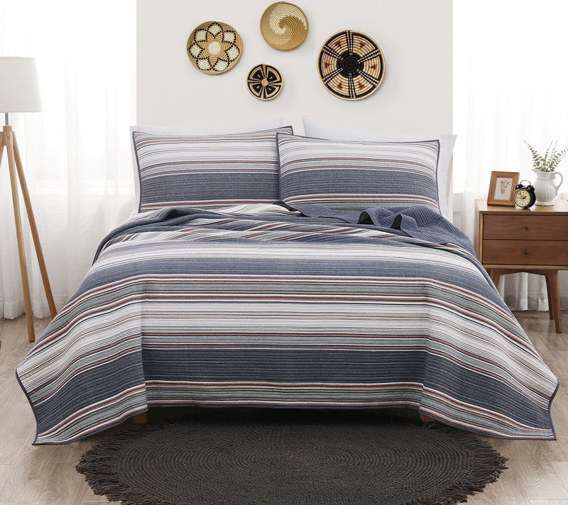 Brooklyn Loom Yarn-Dyed Twin/TXL Quilt Set — View 3