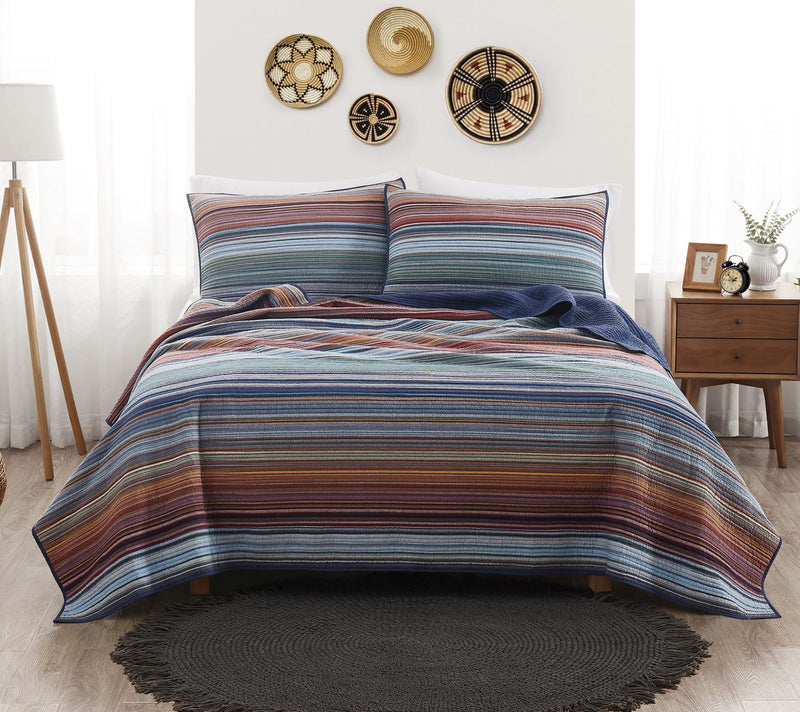 Brooklyn Loom Yarn Dye Full/Queen Quilt Set — View 7