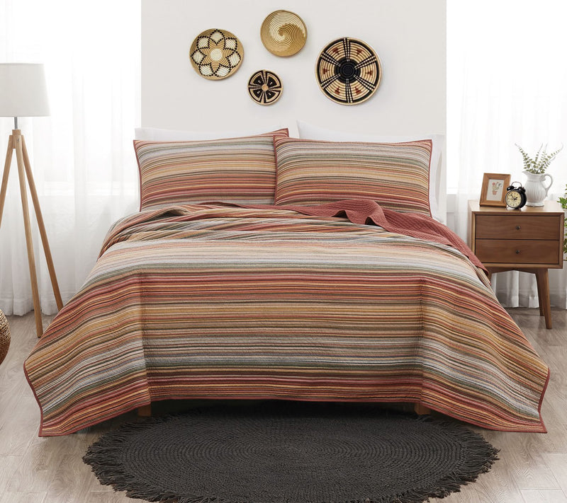 Brooklyn Loom Yarn Dye Full/Queen Quilt Set — View 9