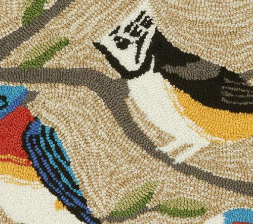 Lush Decor Fro ntporch Birds I n-Out Rug Multi 20inX30in — View 2