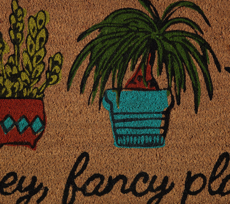Design Imports Hey There Fancy Plants 18" x 30" Doormat — View 4