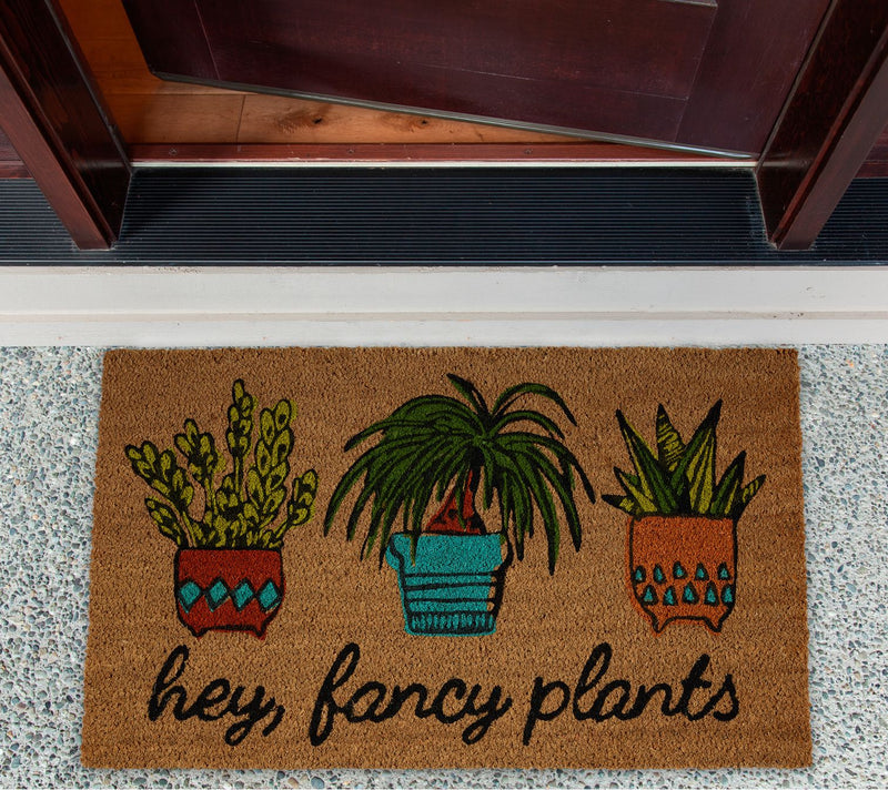 Design Imports Hey There Fancy Plants 18" x 30" Doormat — View 6