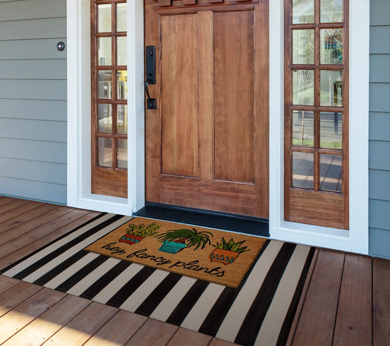 Design Imports Hey There Fancy Plants 18" x 30" Doormat — View 7