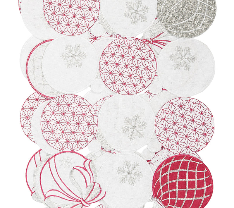 12" x 68" Ornaments Table Runner by Valerie — View 4